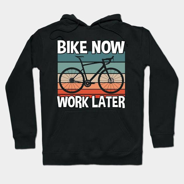 Bike Now Hoodie by TK Store